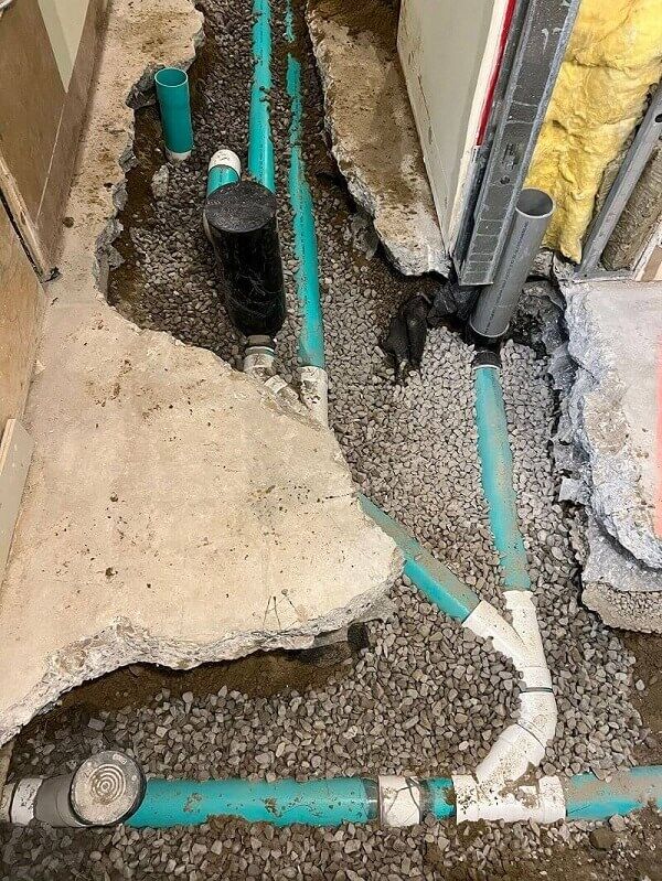 Underground Drain Line Installation Vaughan, ON